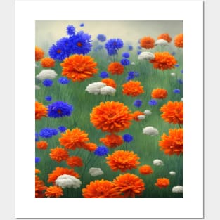 Summer flowers Posters and Art